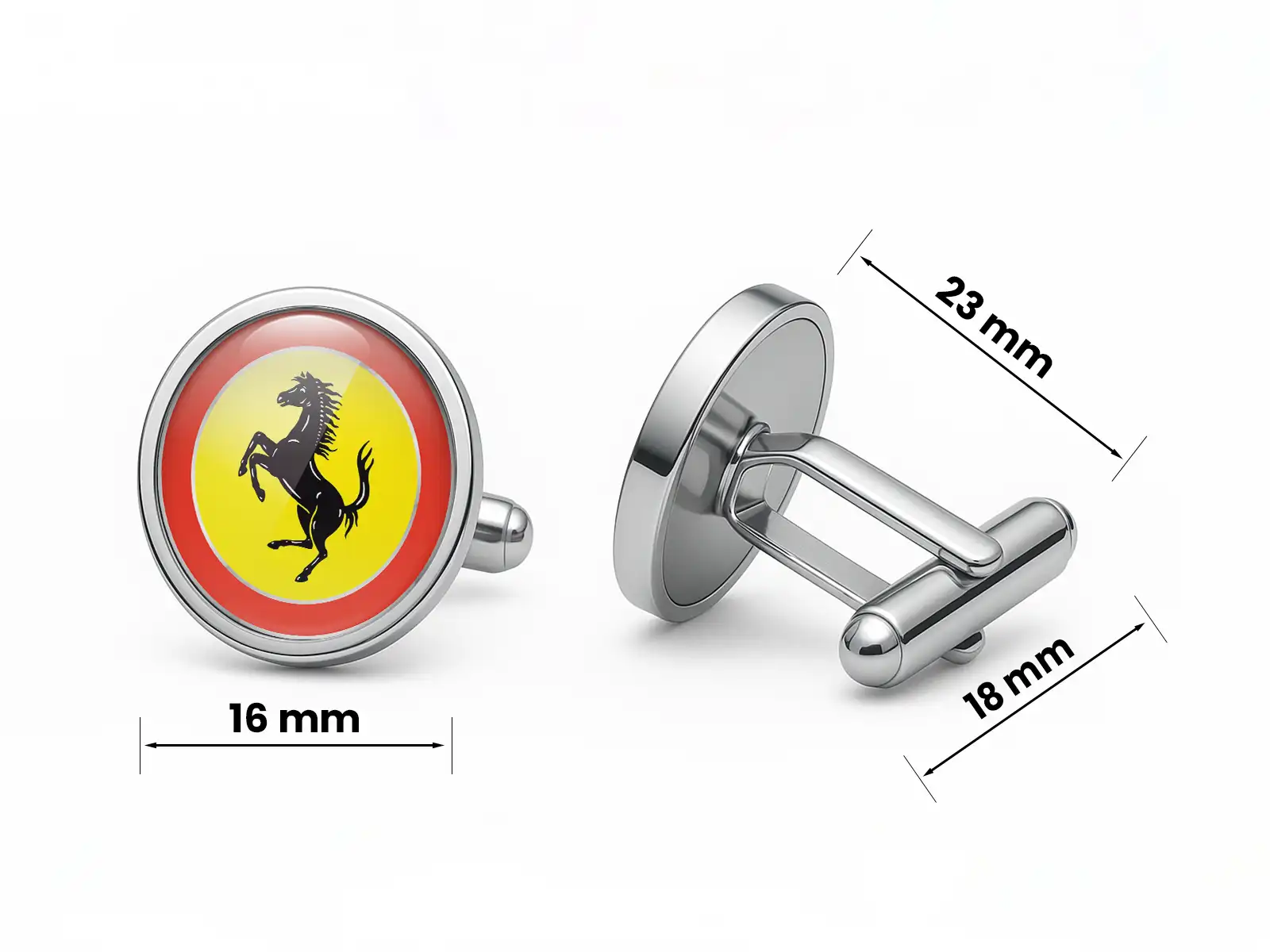 Ferrari Boutons de Manchette Mariage Luxe Minimal Design